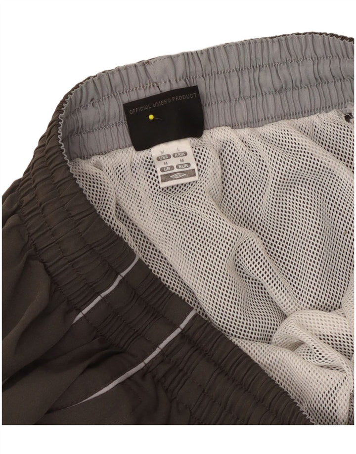 Pantaloncini da bagno grafici da uomo UMBRO Poliestere grigio medio
