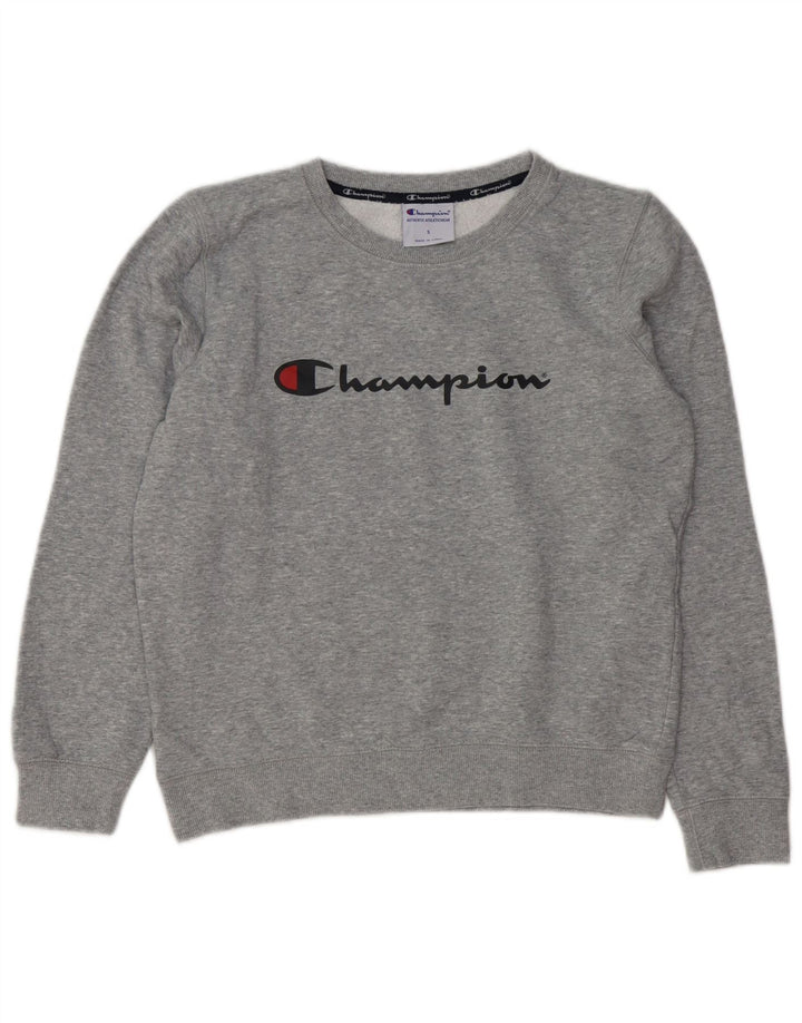 Felpa grafica da donna Champion UK 10 Small Grey Flecked