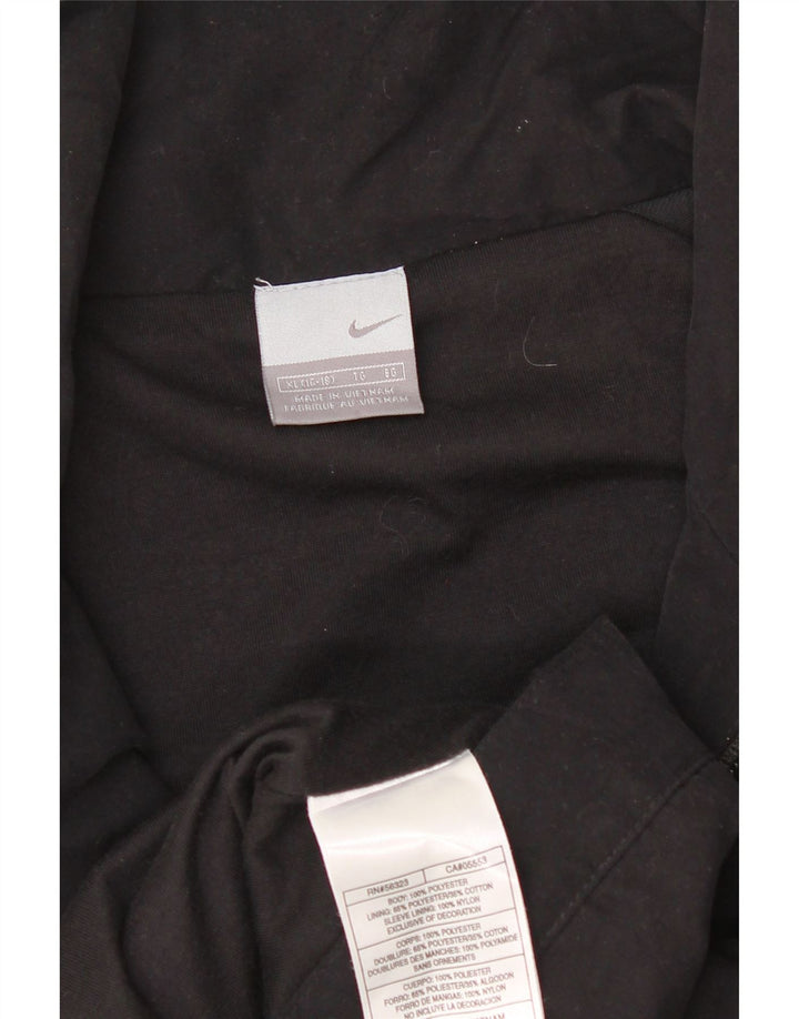 Giacca da tuta da donna Nike US 16/18 XL Poliestere color block nero