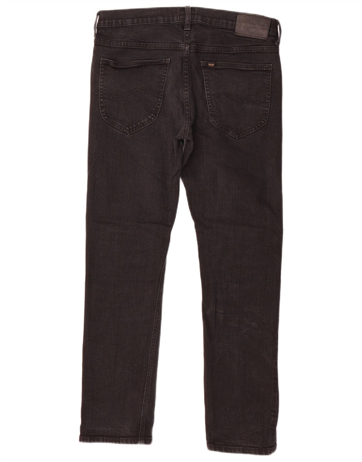 Jeans dritti LEE Daren Zip Fly da donna W31 L30 cotone nero