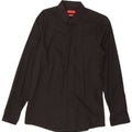 HUGO BOSS Mens Extra Slim Fit Shirt Size 42 Large Black Cotton