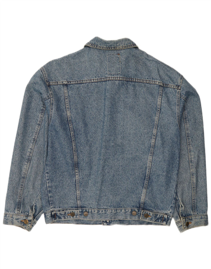 Giacca di jeans vintage da uomo UK 40 grande blu