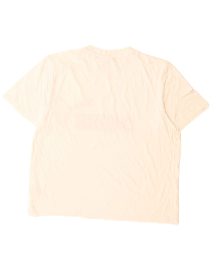 T-shirt grafica da uomo Puma Top in cotone bianco medio