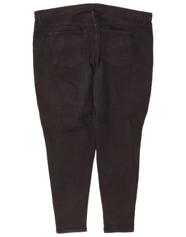 Topshop Jeans da donna Jamie Slim UK 26 3XL W44 L28 Cotone nero