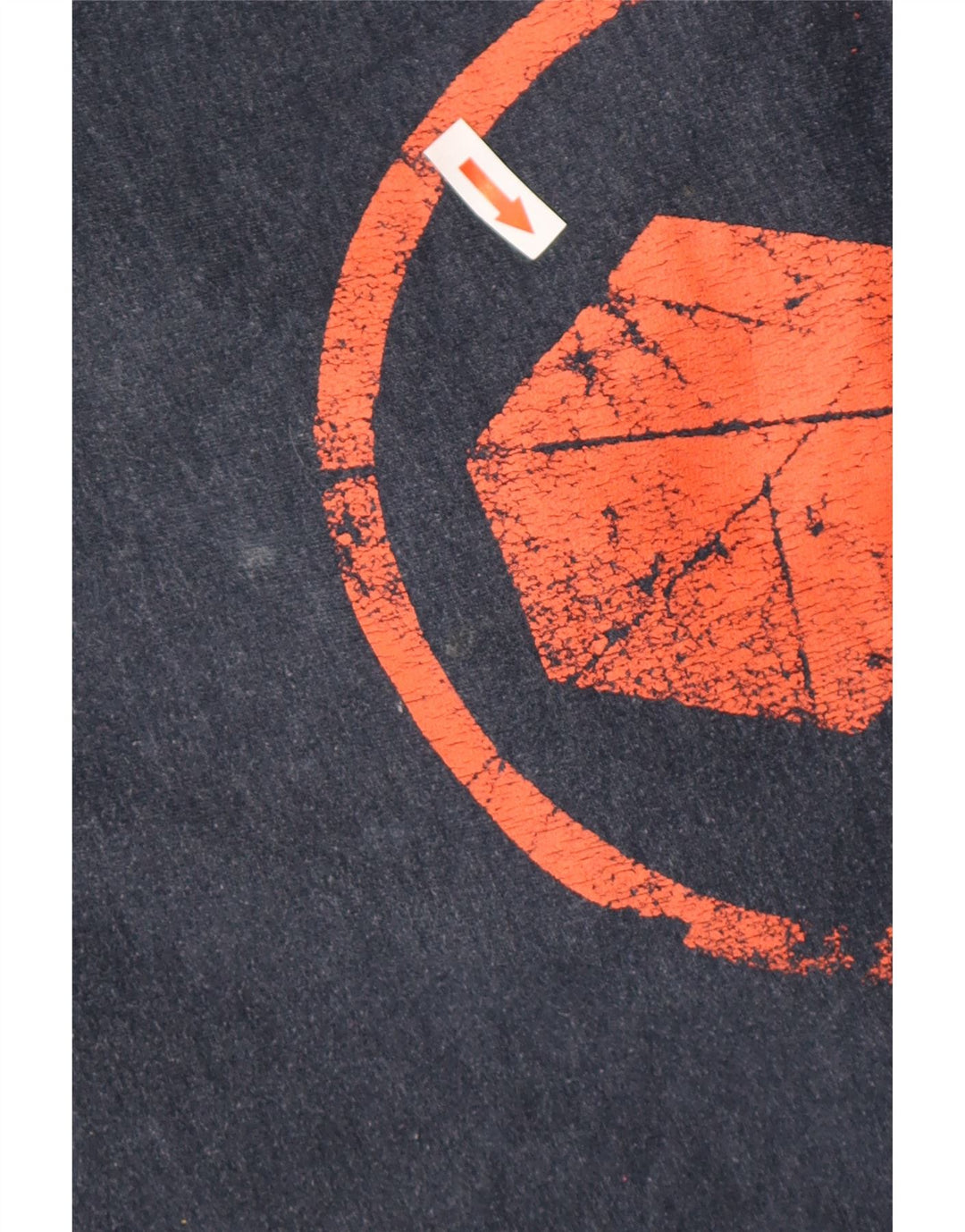 Felpa con cappuccio grafica da uomo VOLCOM in cotone medio blu navy