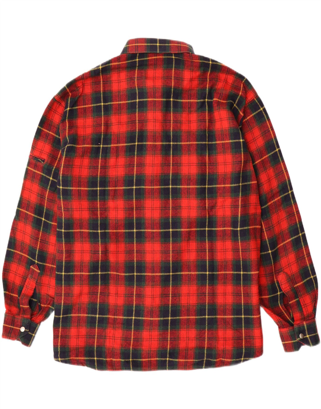 Camicia vintage da uomo in flanella 2XL a quadri rossi