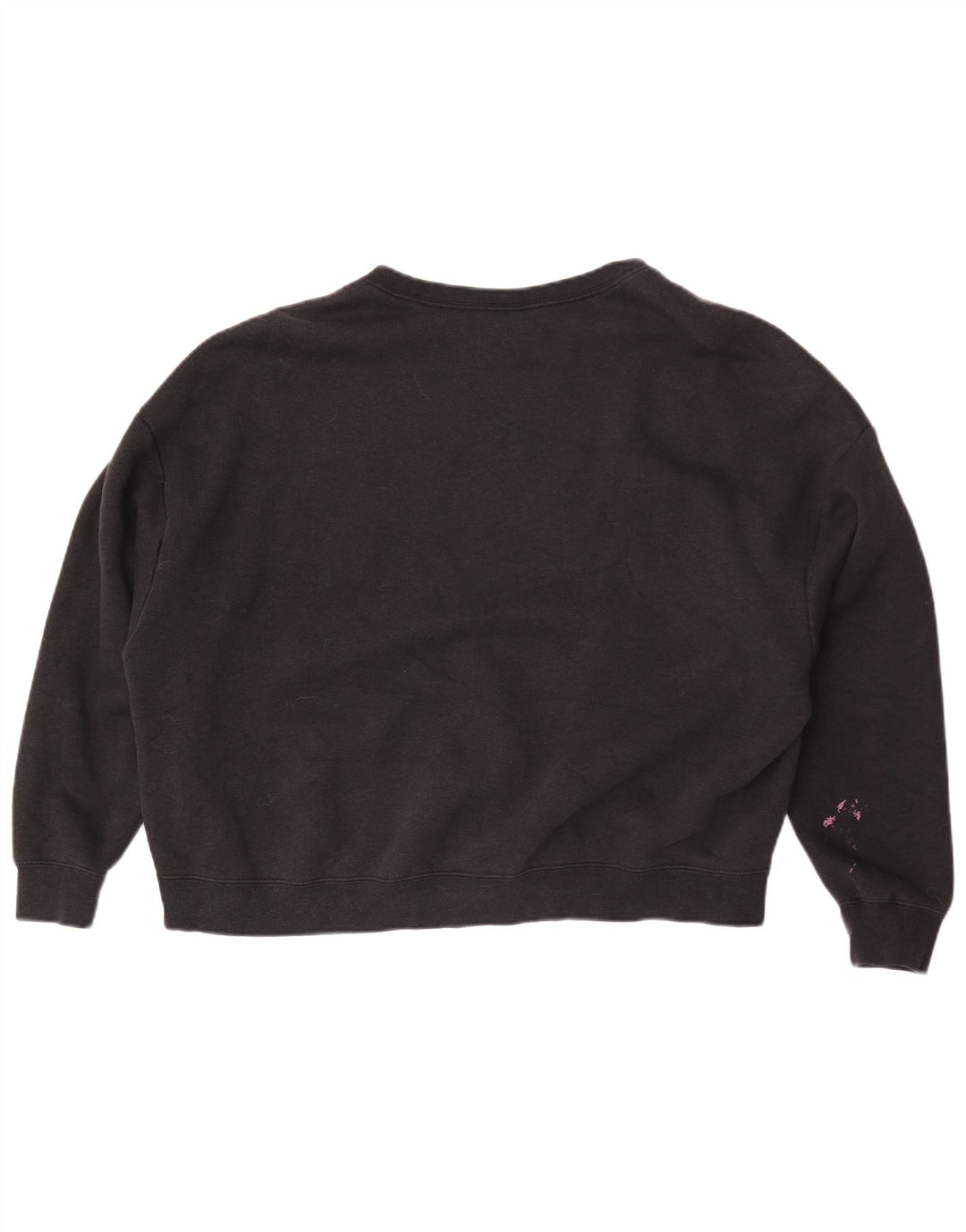 Felpa oversize con grafica Nike Air da donna UK 16 grande nera