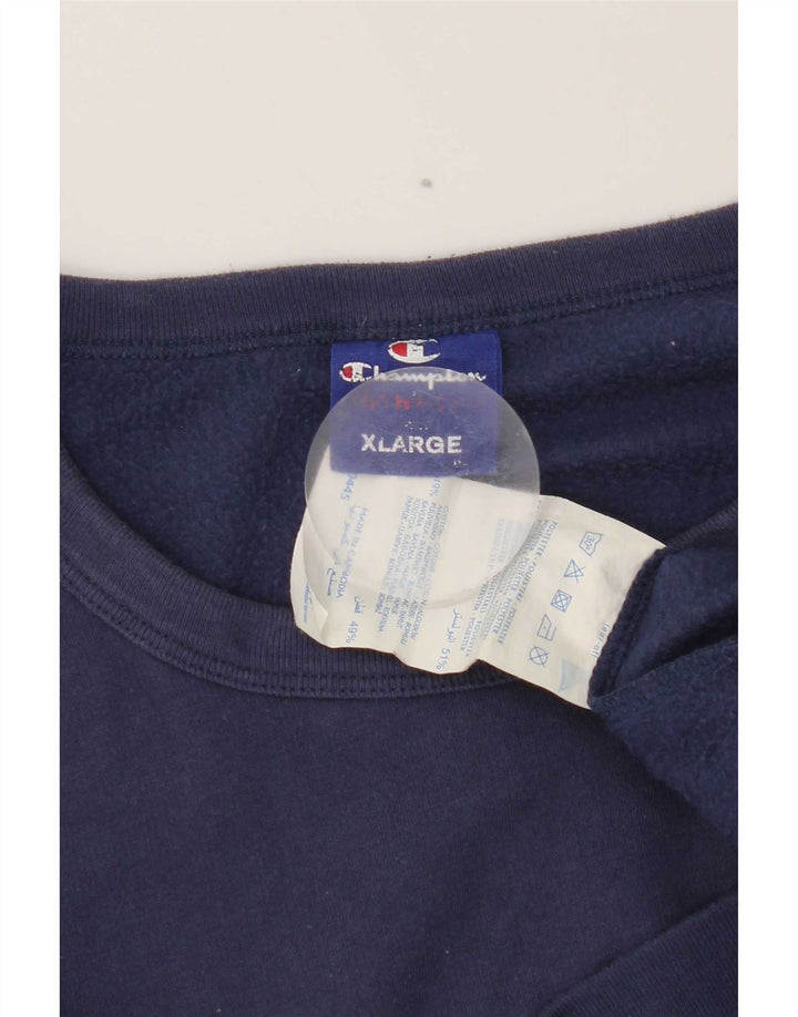 Felpa da uomo Champion Jumper XL in cotone blu navy
