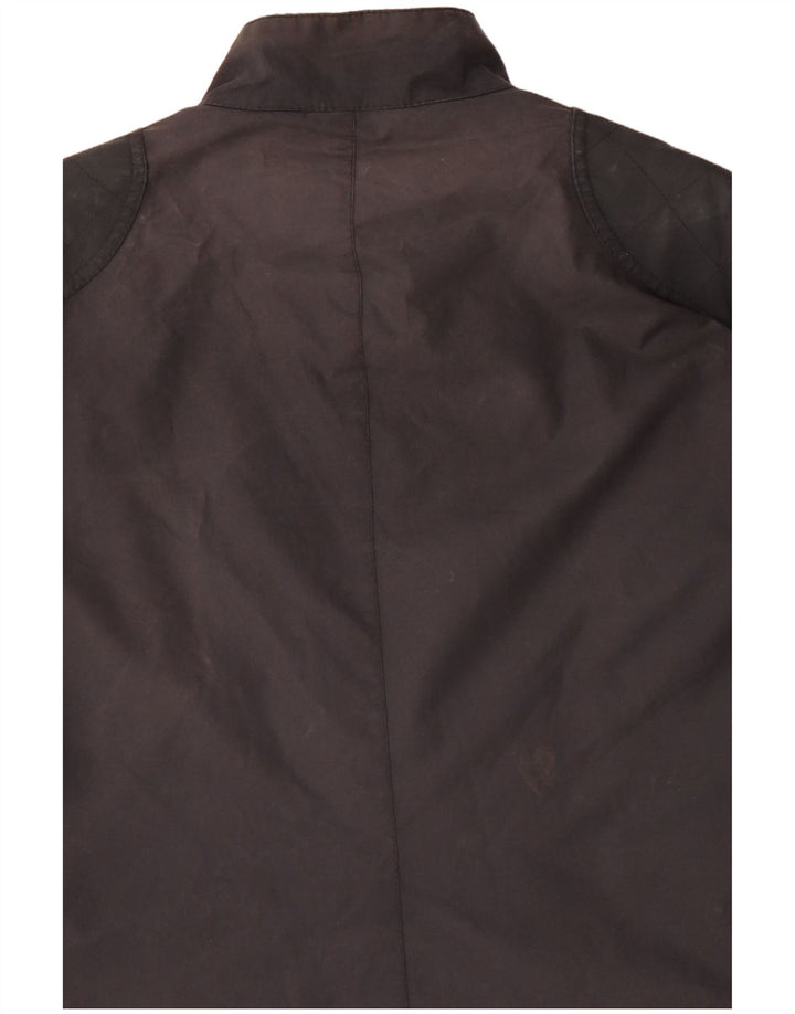 Giacca da uomo in cotone cerato Barbour UK 42 XL Cotone blu navy