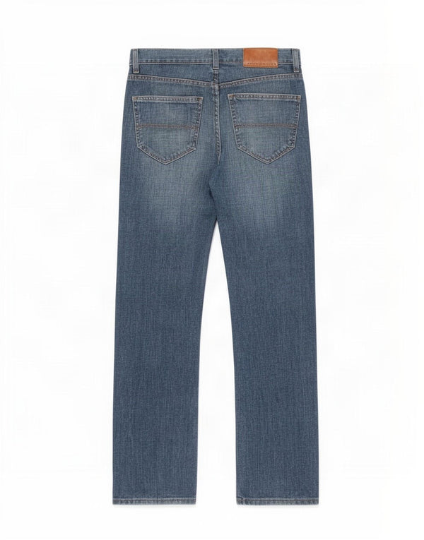 Jeans dritti Easy Fit da uomo Tommy Hilfiger W30 L32 cotone blu