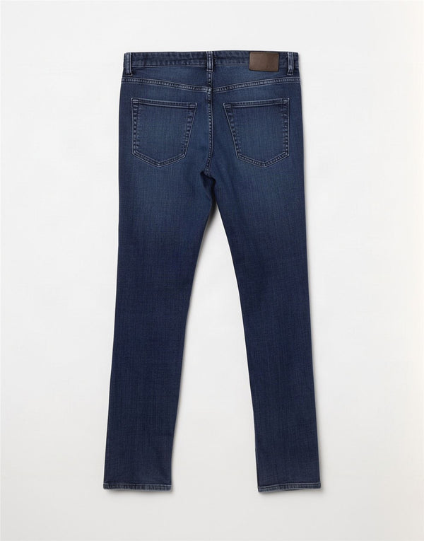 Jeans slim da uomo Hugo Boss W33 L32 cotone blu