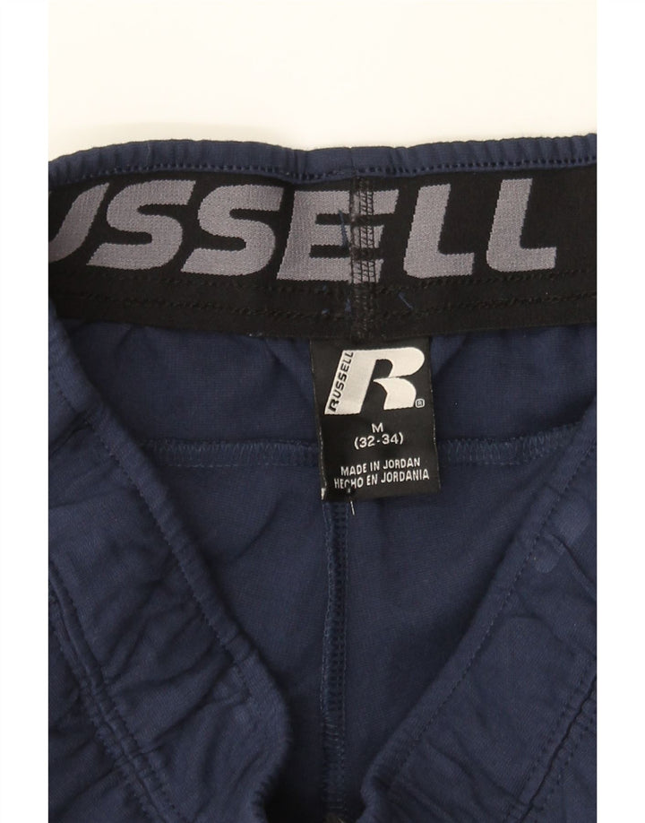 RUSSELL ATHLETIC Mens Tracksuit Trousers Medium  Navy Blue Nylon Vintage Russell Athletic and Second-Hand Russell Athletic from Messina Hembry 