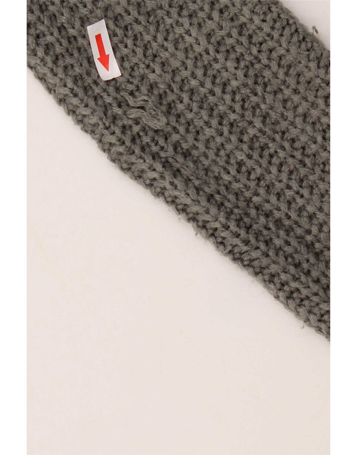 Maglione cardigan da donna Zara UK 10 piccolo grigio acrilico