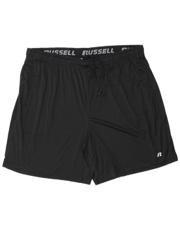 Pantaloncini sportivi Dri-Power da uomo RUSSELL ATHLETIC 2XL poliestere nero
