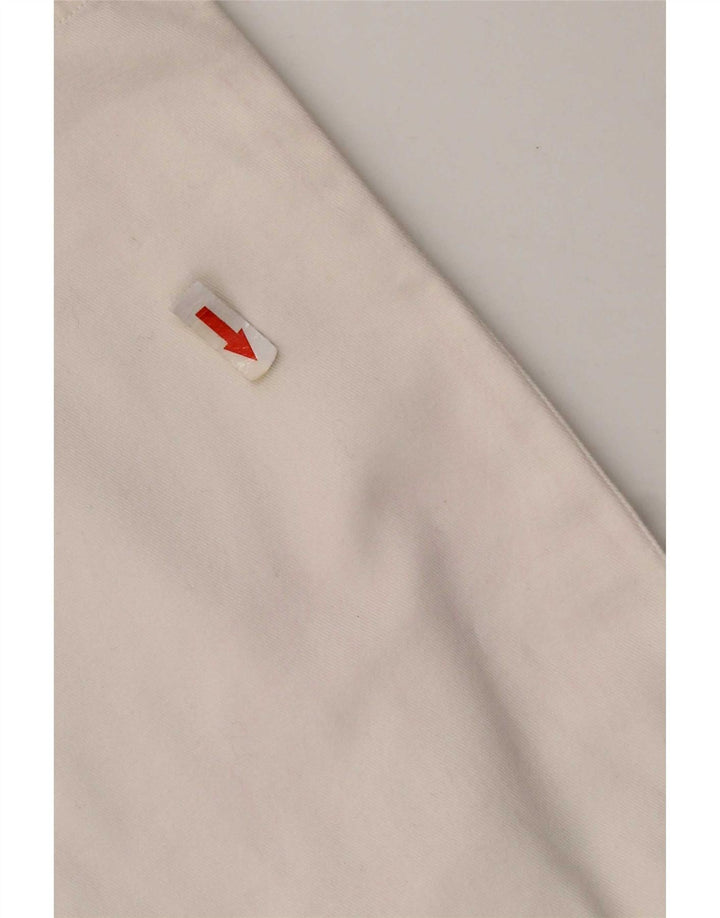 Pantaloni Capri a vita alta da donna Roccobarocco IT 44 Medium W26 L22 Bianco