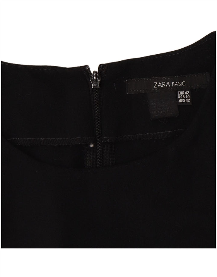 Abito tubino senza maniche Zara da donna EU 42 grande nero