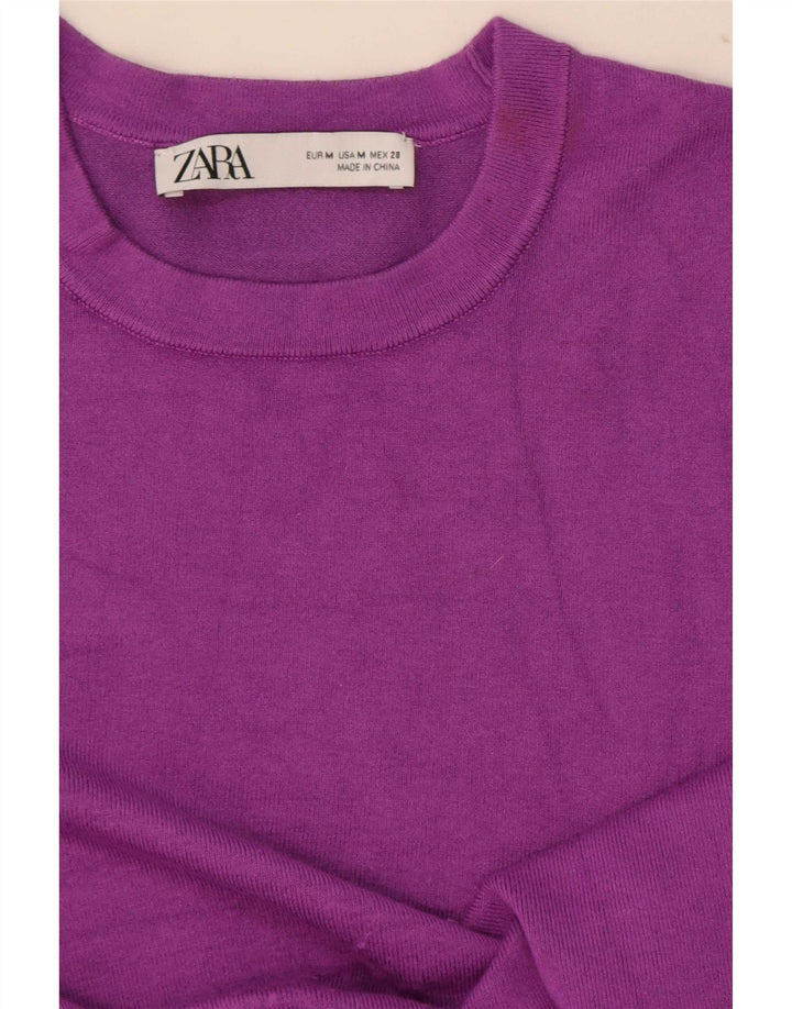 Canotta canotta da donna Zara UK 12 viola medio