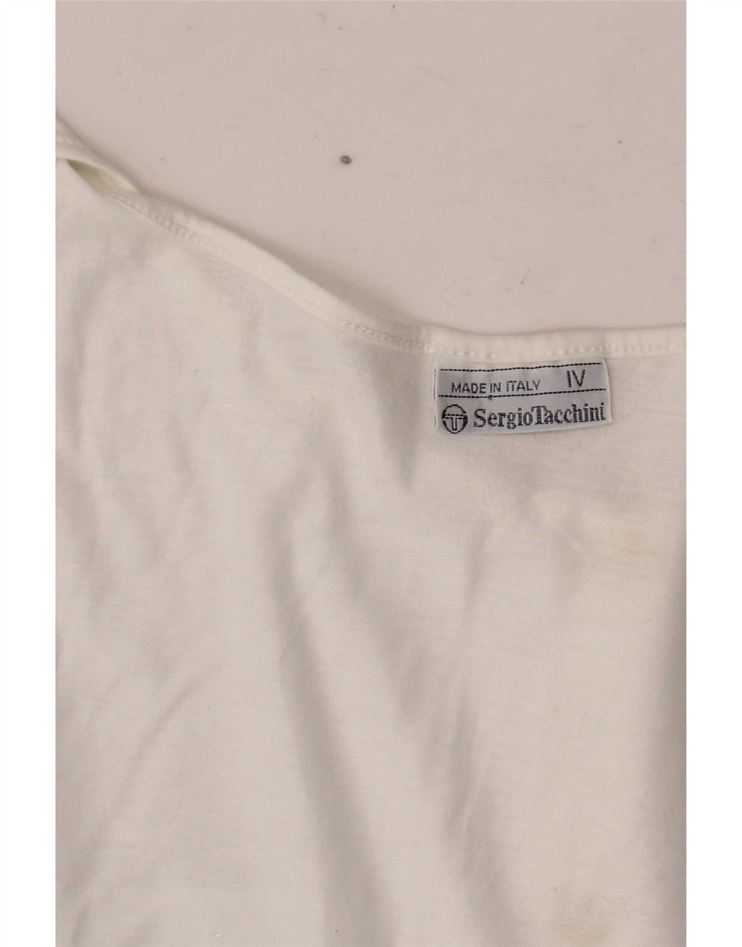 Camicetta senza maniche da donna Sergio Tacchini Top UK 14 Large Bianco