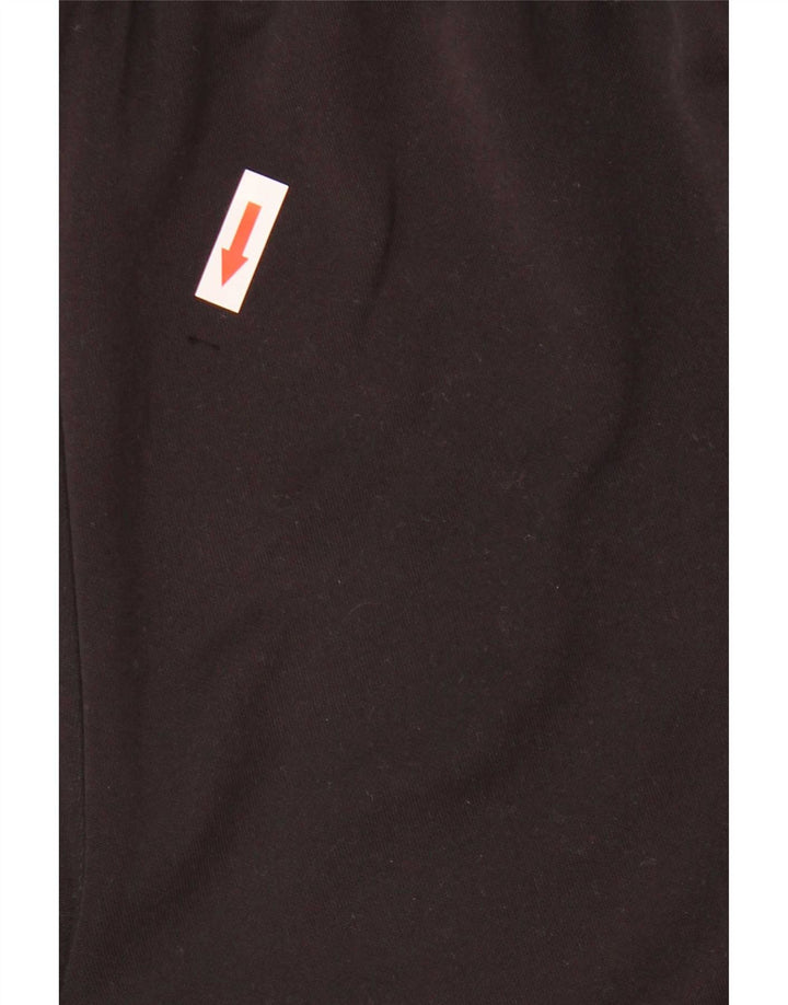 Pantaloncini sportivi Adidas Climalite da uomo in poliestere a righe nere medie