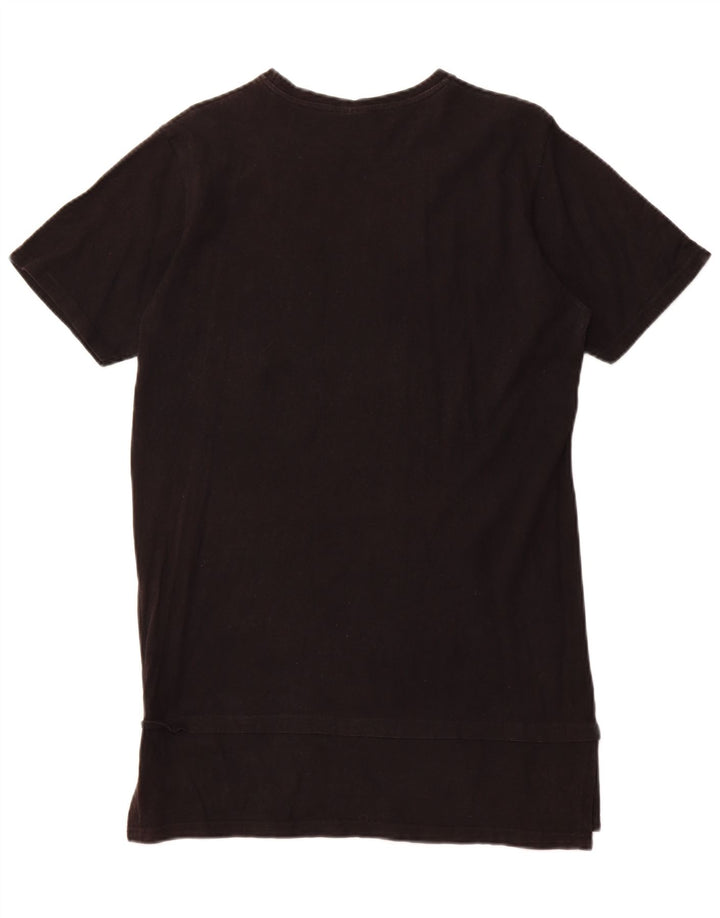 MAJESTIC Top tunica grafica da donna dei New York Yankees UK 16 grande nero