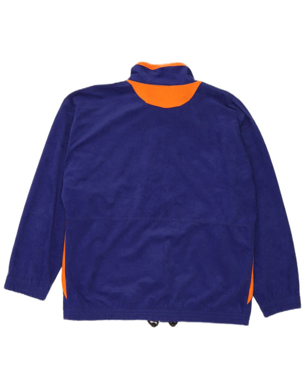Giacca in pile da uomo MC Kee's UK 42 XL Poliestere color block blu navy