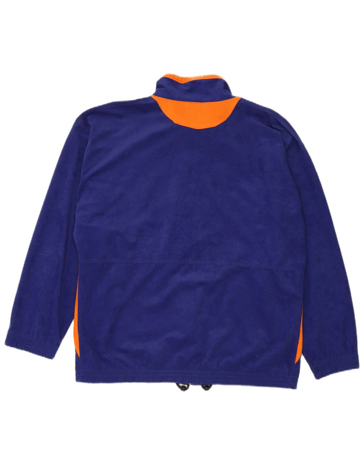 Giacca in pile da uomo MC Kee's UK 42 XL Poliestere color block blu navy