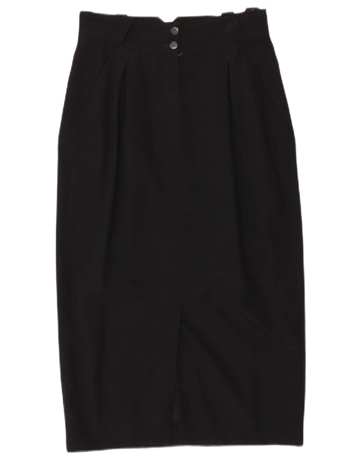 Gonna longuette da donna LAUREL EU 38 Media W28 Lana nera