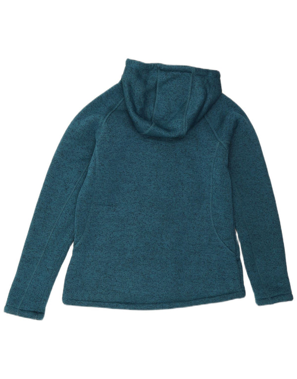 Felpa con cappuccio e zip da donna Mountain Warehouse UK 14 Large Blue Flecked