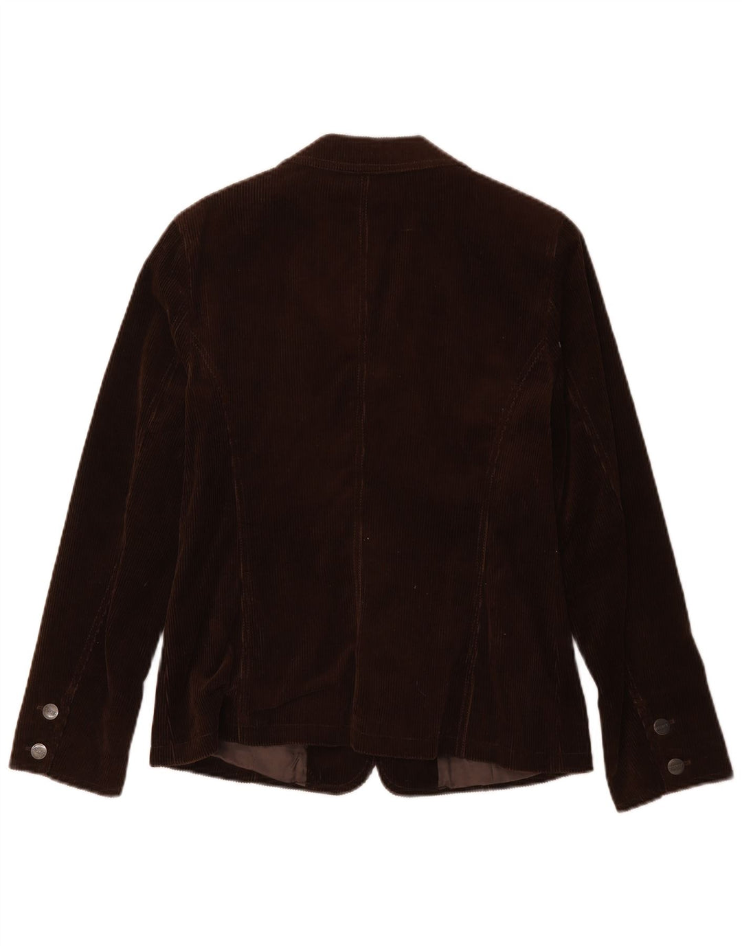 Giacca blazer in velluto a coste a 3 bottoni da donna Rosner EU 38 Tencel marrone medio