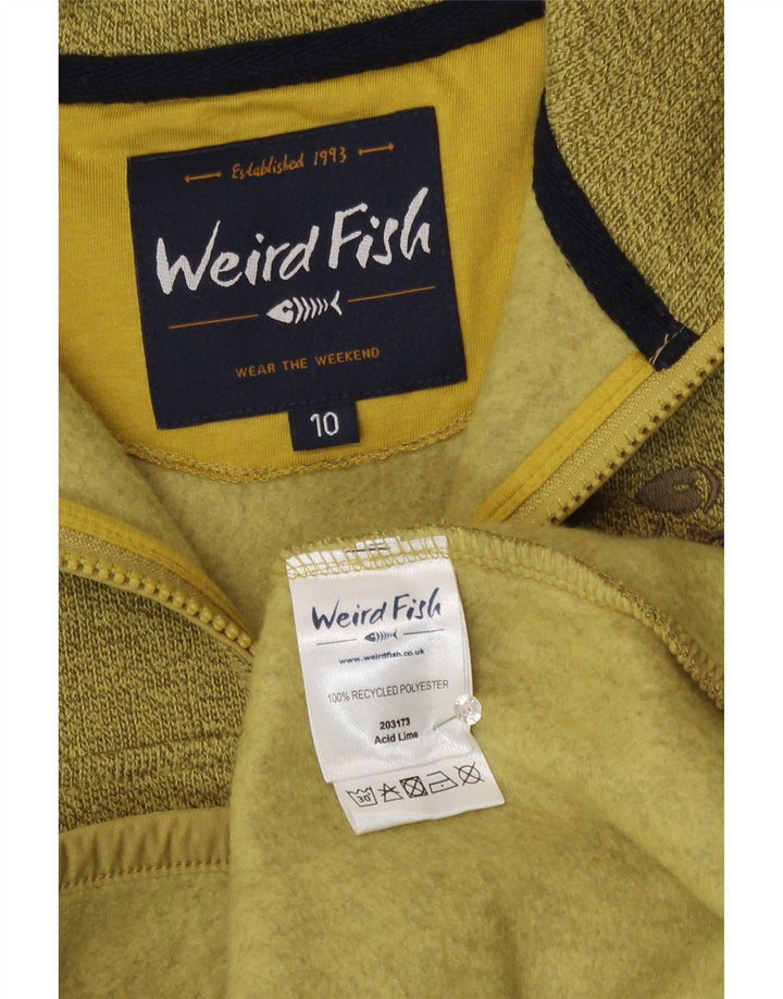 Giacca da tuta da donna Weird Fish UK 10 Small Verde Poliestere