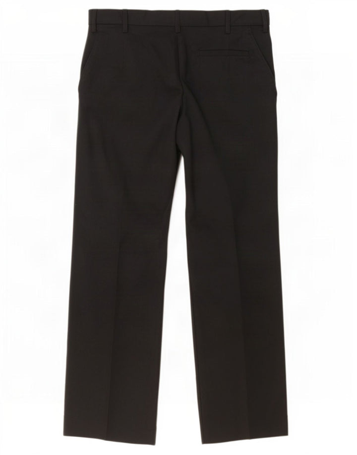 Pantaloni da abito classici dritti da uomo Farah W32 L29 poliestere nero