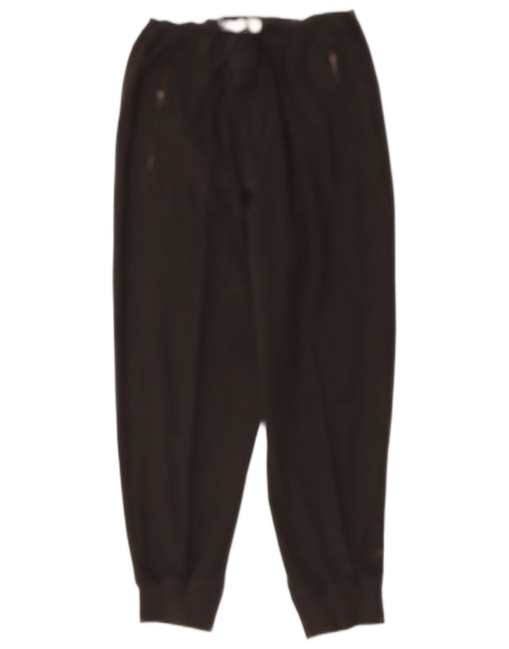 ZARA Womens Tracksuit Trousers Joggers UK 14 Large  Black Polyester