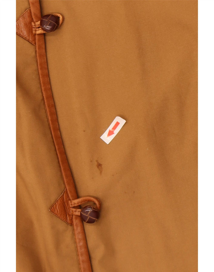 Soprabito vintage da donna UK 16 grande color marrone marrone