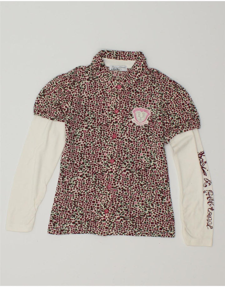 BACI & ABBRACCI Girls Shirt 3-4 Years Multicoloured Geometric Cotton Vintage BACI & ABBRACCI and Second-Hand BACI & ABBRACCI from Messina Hembry 
