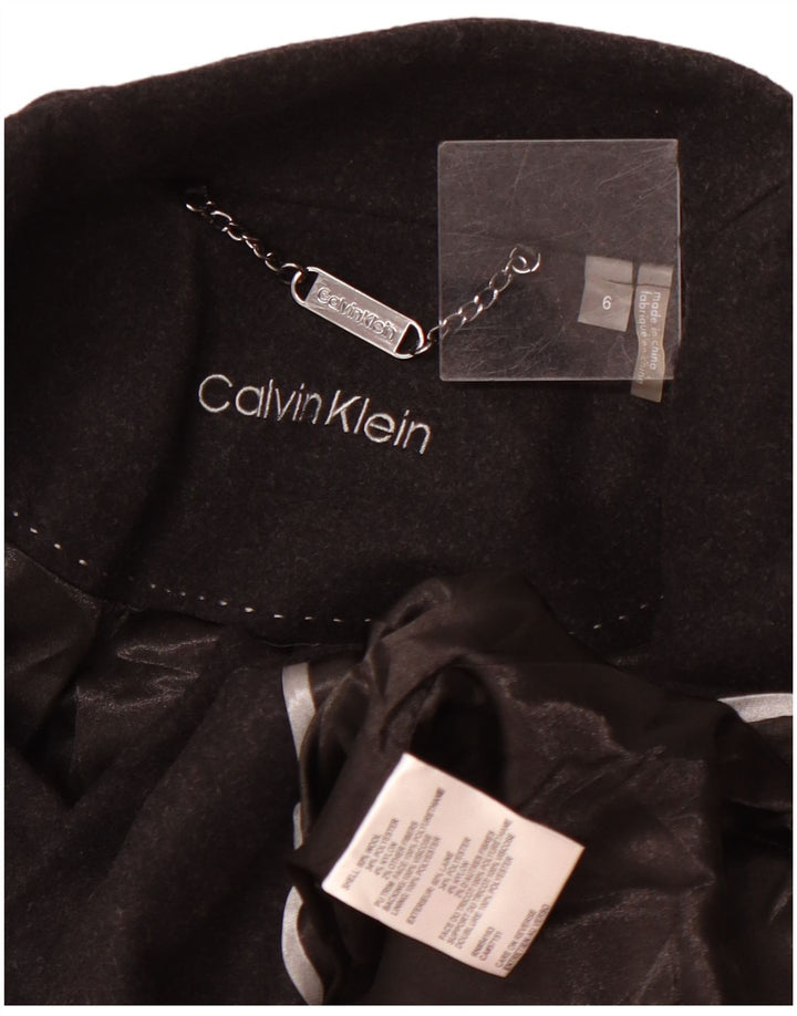 Cappotto da donna Calvin Klein US 6 medio in lana nera