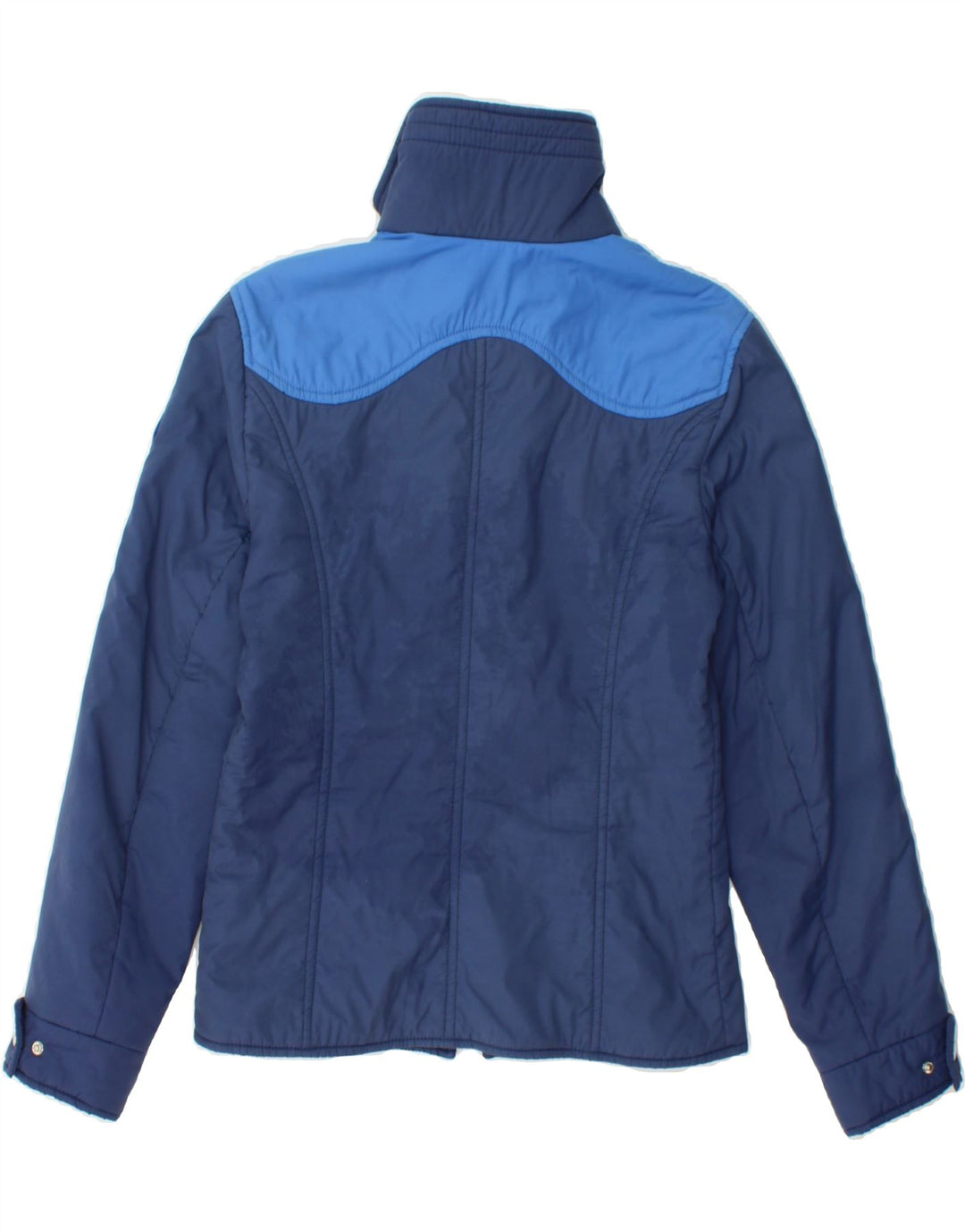 KLEPPER Womens Windbreaker Jacket EU 36 Small Blue Colourblock Polyamide Vintage Klepper and Second-Hand Klepper from Messina Hembry 