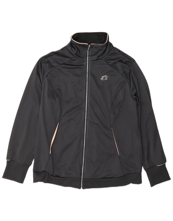 Giacca da tuta da donna Lotto UK 20 2XL Poliestere grigio