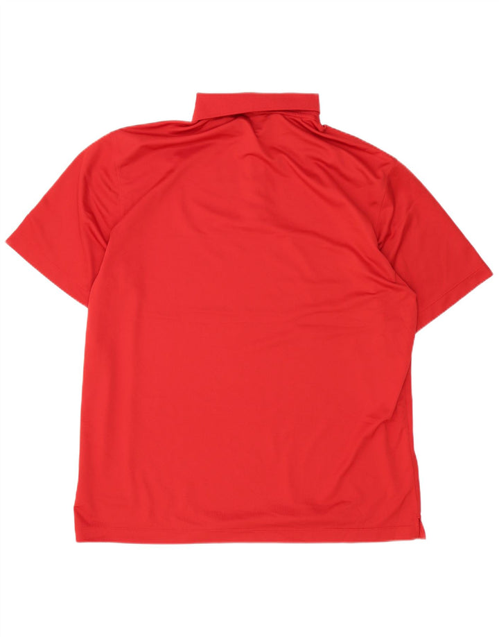Polo Nike da uomo Dri Fit XL rossa in poliestere