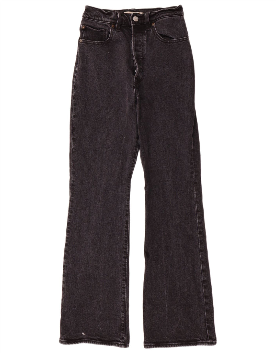 Jeans bootcut da donna a vita alta Levi's W27 L31 cotone grigio