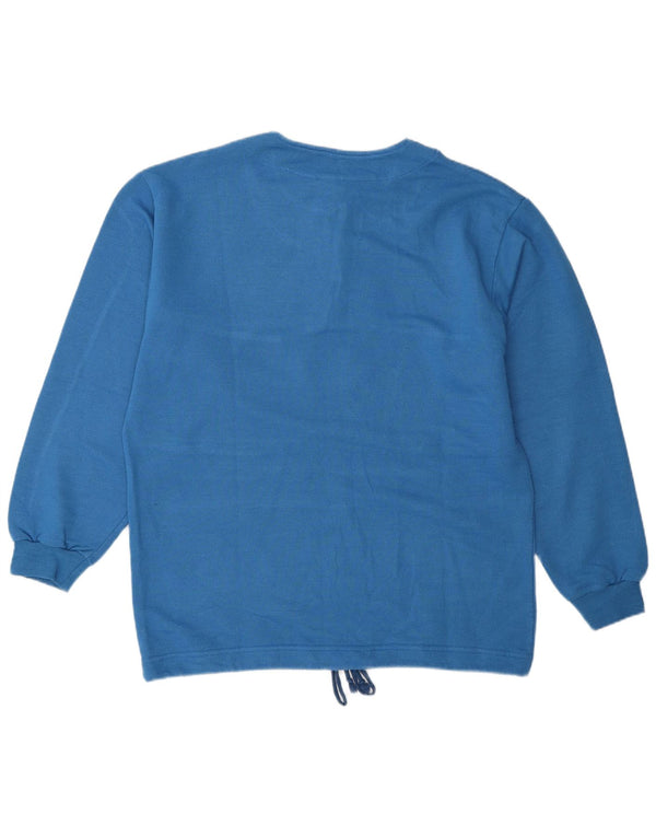 F.LLI Campagnolo Felpa con grafica da donna Maglione UK 14 Large Blu