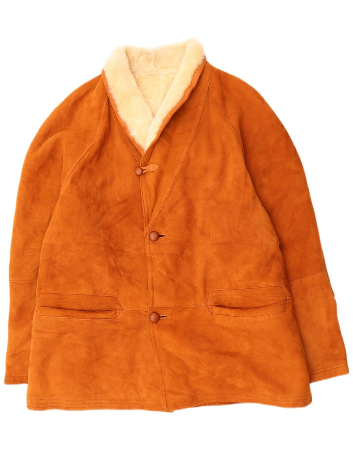 Giacca in montone da uomo Dibi IT 56 3XL Shearling marrone