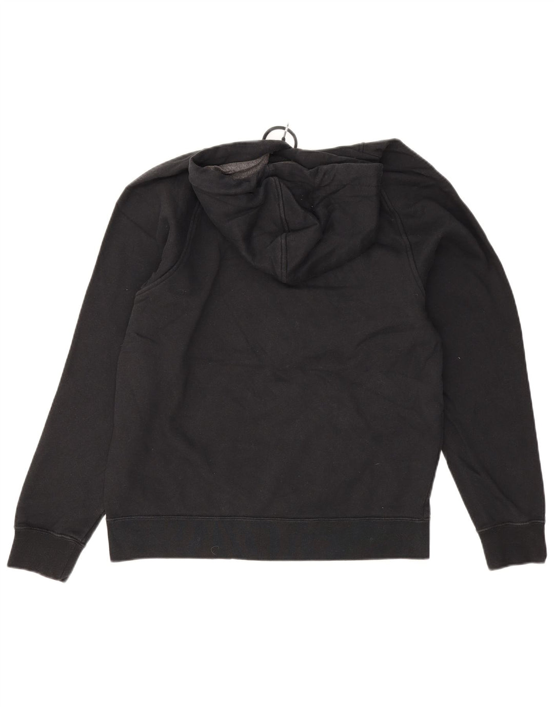 Felpa con cappuccio da uomo Nike, cotone medio nero