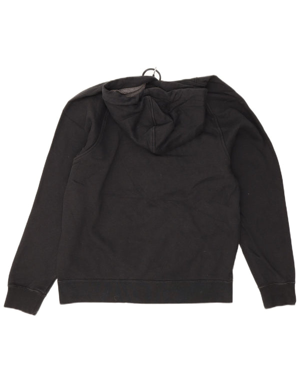 Nike Mens Hoodie Jumper Medium Black Cotton