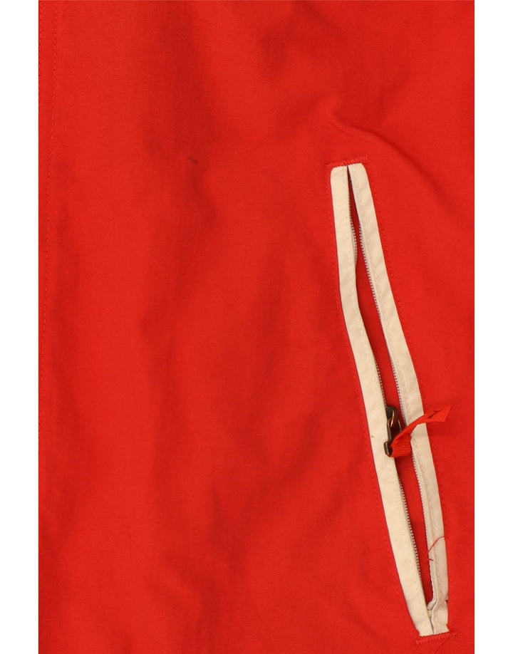 Giacca a vento con cappuccio da uomo Puma UK 38 Medium Red Colourblock