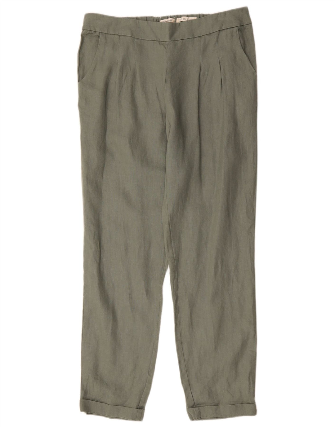Pantaloni chino dritti da donna White Stuff UK 12 Medium W32 L28 Cachi