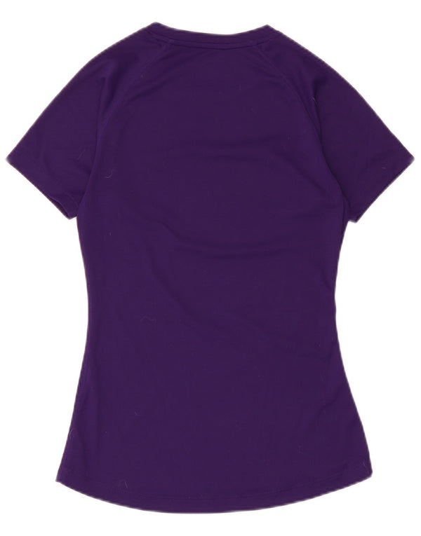 T-shirt grafica ASICS da donna Top UK 6 XS Viola