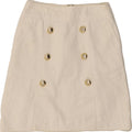LUISA SPAGNOLI Womens Denim Skirt IT 40 Small W28  White Vintage Luisa Spagnoli and Second-Hand Luisa Spagnoli from Messina Hembry 