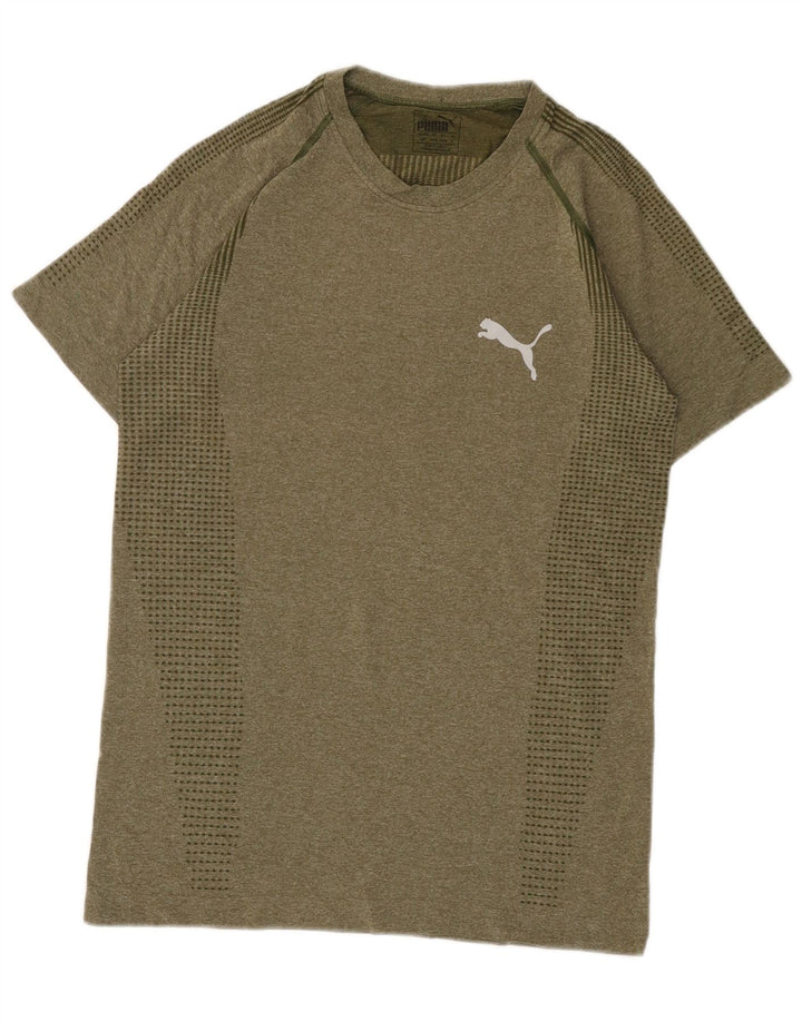 Maglietta Puma da uomo Top Small Cachi