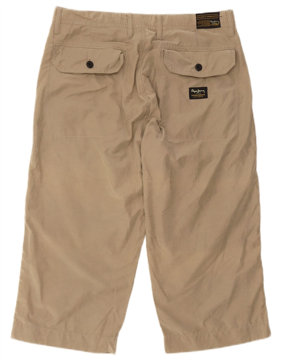 PEPE Jeans Bermuda cargo da uomo W34 Large in cotone beige