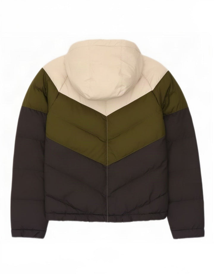 Giacca imbottita con cappuccio Nike da bambino, 8-9 anni, piccola, multicolore